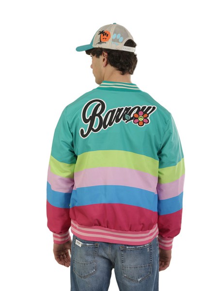 Bomber jacket BARROW Art.034060 TURQUOISE