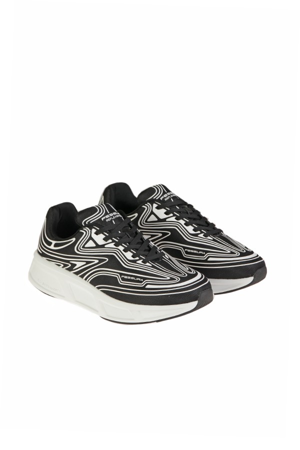 Sneaker FESSURA Art.REX001 BLACK/WHITE