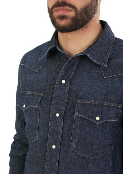 Tela Genova Shirt Art.ACI02 1125 DENIM