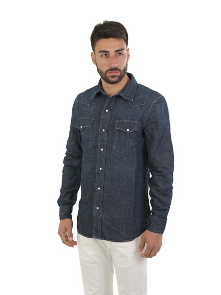 Tela Genova Shirt Art.ACI02 1125 DENIM