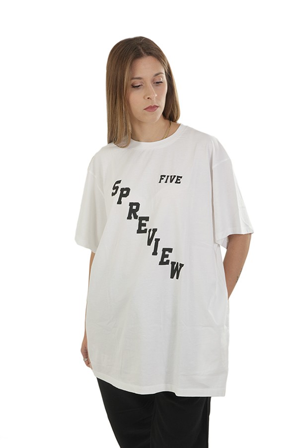 T-Shirt 5preview Art.5PW23046B WHITE