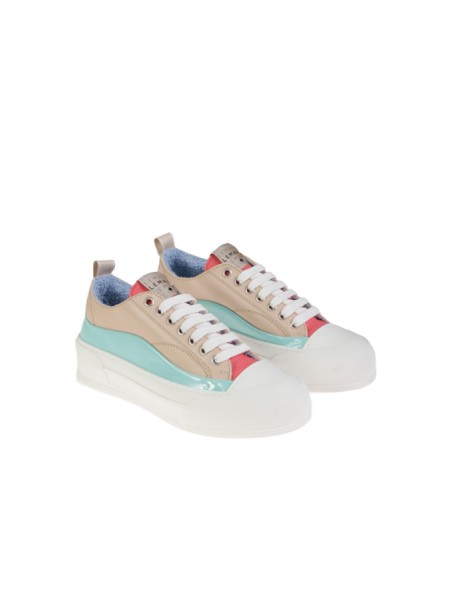 Lemarè Sneaker Art.3064 BEIGE/LIGHT BLUE