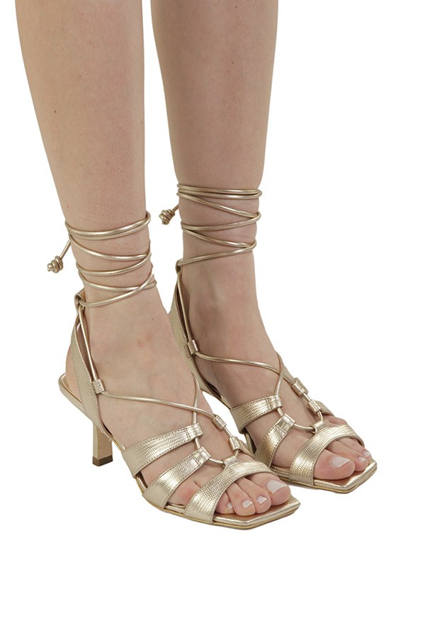 Gold&Rouge sandal Art.AMETISTA GOLD