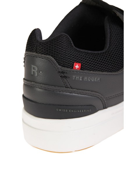 Sneaker ON RUNNING Art.THE ROGER CLUBHOUSE BLACK/WHITE