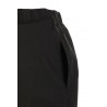 elastic waistband low crotch pocket 95%co 2%ea