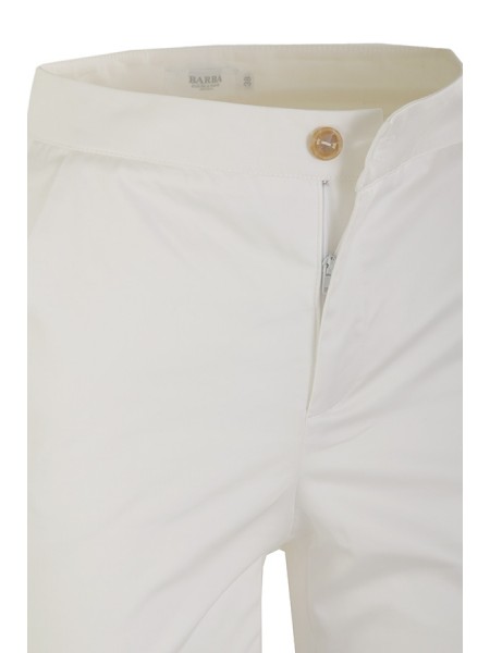 Trousers BARBA Art.33500U WHITE