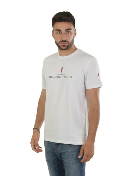 T-Shirt COOPERATIVA PESCATORI POSILLIPO Art.119WH WHITE