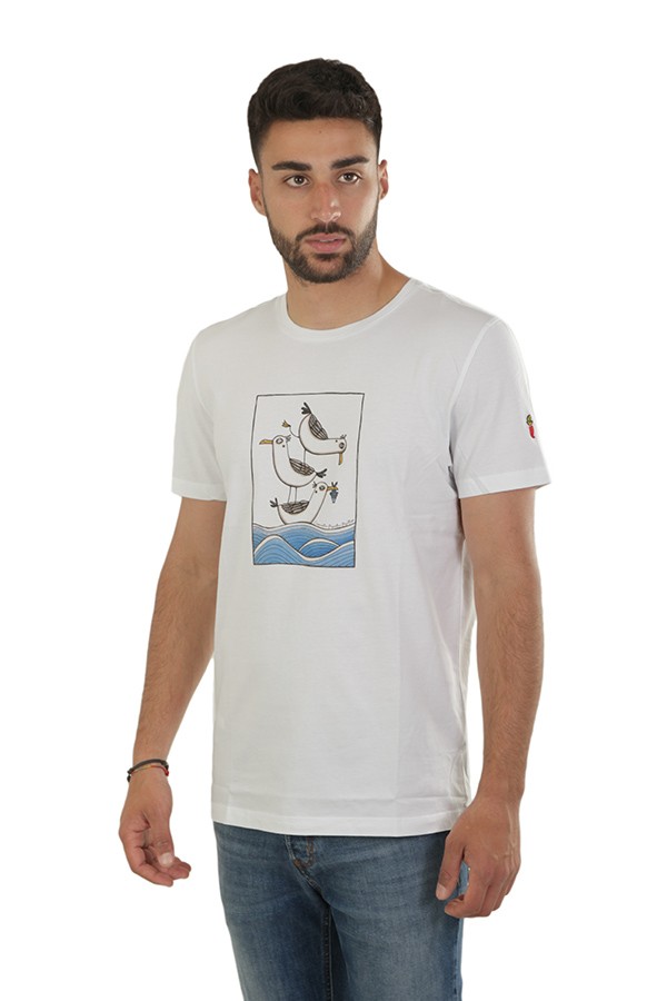 T-Shirt COOPERATIVA PESCATORI POSILLIPO Art.133WH WHITE