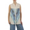 Camicia Devotion Art.023015G CREMA/CELESTE