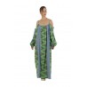 Dress DEVOTION Art.023324G BLUE/GREEN