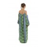 Dress DEVOTION Art.023324G BLUE/GREEN