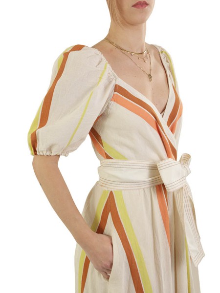 Dress DEVOTION Art.023348G ORANGE/CREAM