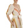 Dress DEVOTION Art.023348G ORANGE/CREAM