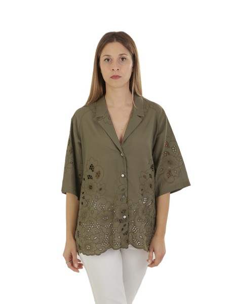 Elena Mirò Shirt Art.5154Y100221N MILITARY GREEN