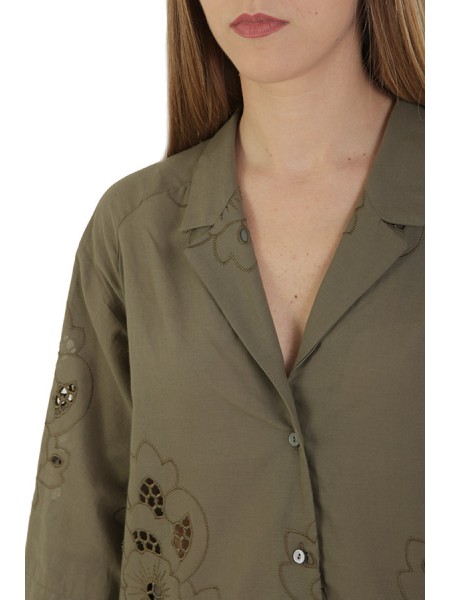 Elena Mirò Shirt Art.5154Y100221N MILITARY GREEN