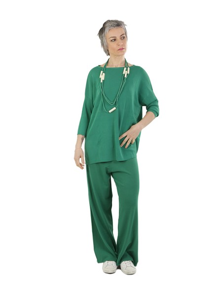 Elena Mirò Trousers Art.P912L001432N GREEN