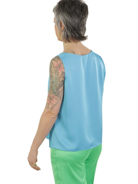 Top HANITA Art.HM2649 3651 TURQUOISE