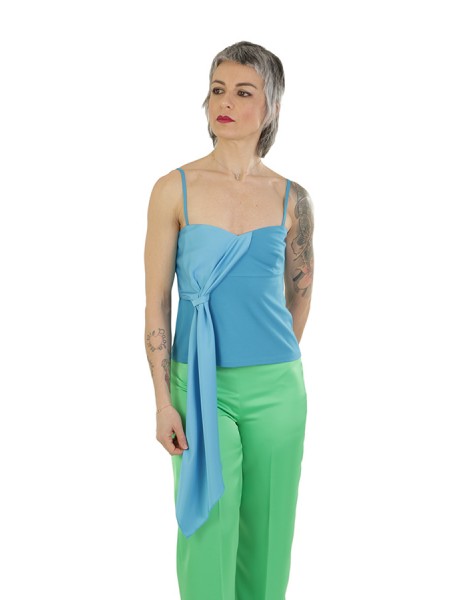 Top HANITA Art.HM2656 3651 TURQUOISE