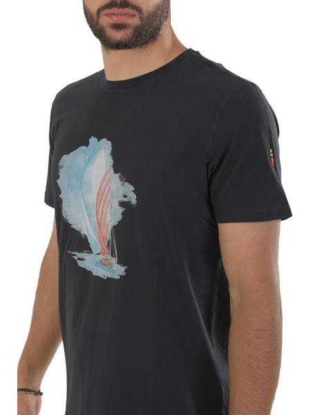 T-Shirt COOPERATIVA PESCATORI POSILLIPO Art.129BL BLUE