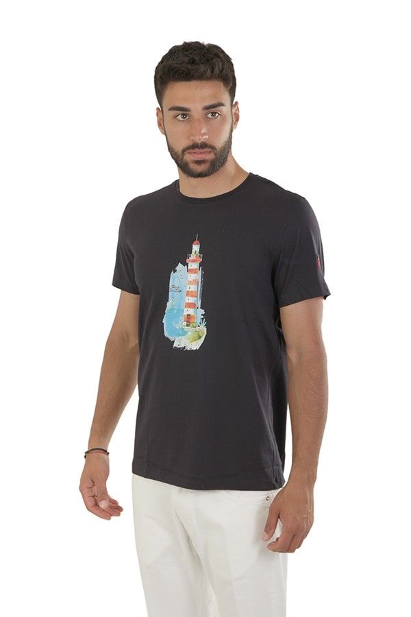 T-Shirt COOPERATIVA PESCATORI POSILLIPO Art.130BL BLUE