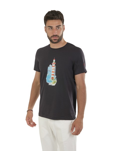 T-Shirt COOPERATIVA PESCATORI POSILLIPO Art.130BL BLUE