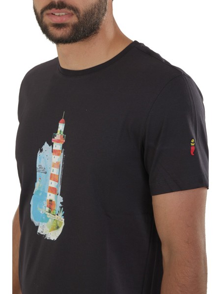 T-Shirt COOPERATIVA PESCATORI POSILLIPO Art.130BL BLUE