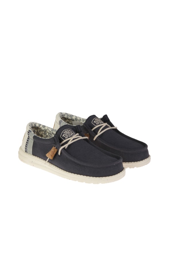 Sneaker HEY DUDE Art.WALLY BREAK STITCH NAVY