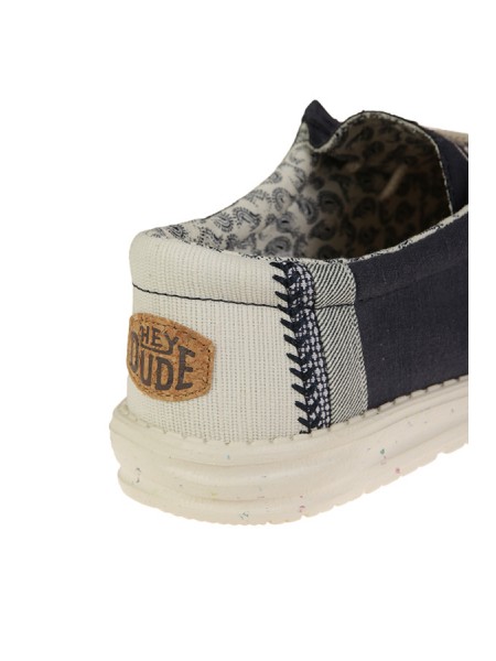 Sneaker HEY DUDE Art.WALLY BREAK STITCH NAVY