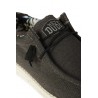 Sneaker HEY DUDE Art.WALLY STRETCH CANVAS BLACK