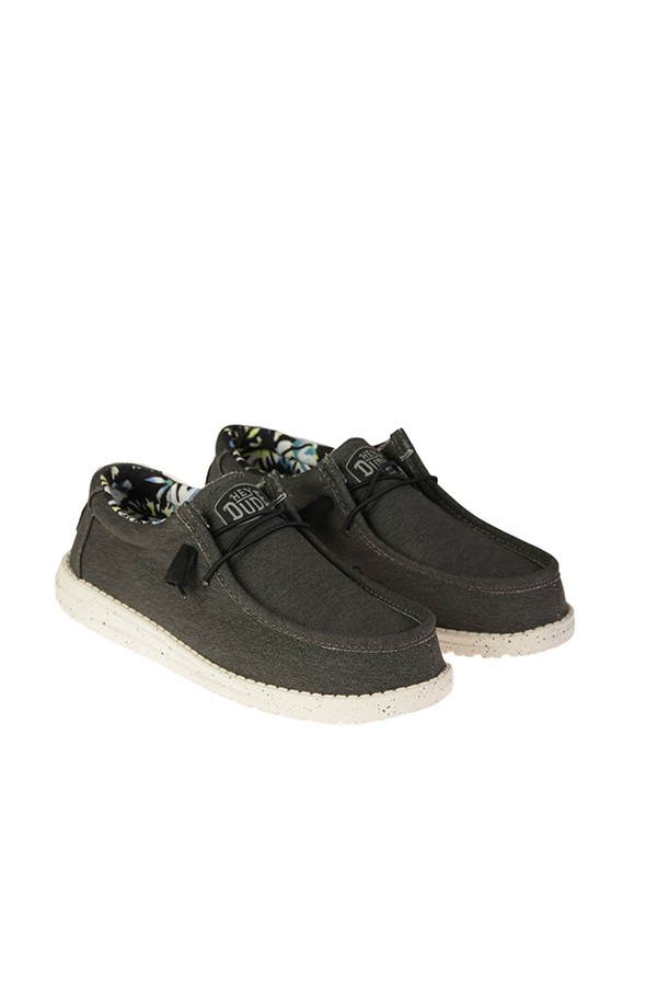 Sneaker HEY DUDE Art.WALLY STRETCH CANVAS BLACK