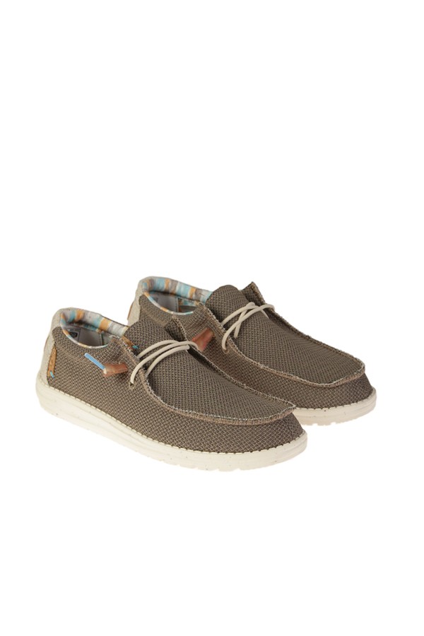 Sneaker HEY DUDE Art.WALLY STRETCH WALNUT