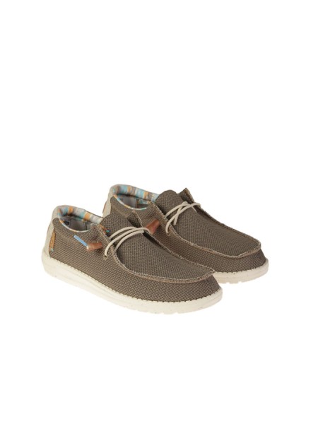 Sneaker HEY DUDE Art.WALLY STRETCH WALNUT