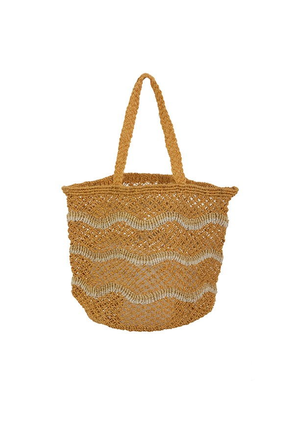 The Jackson Art.ALIX WAVE MUSTARD Bag