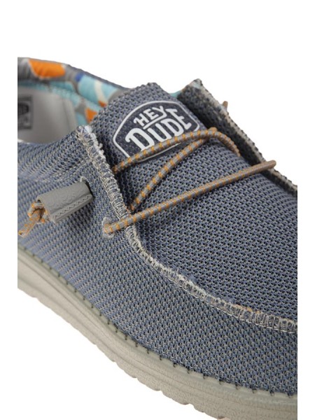 Sneaker HEY DUDE Art.WALLY SOX TRIPLE SHADOW BLUE