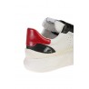 Sneaker Trypee Art.S134 BIANCO/NERO/ROSSO