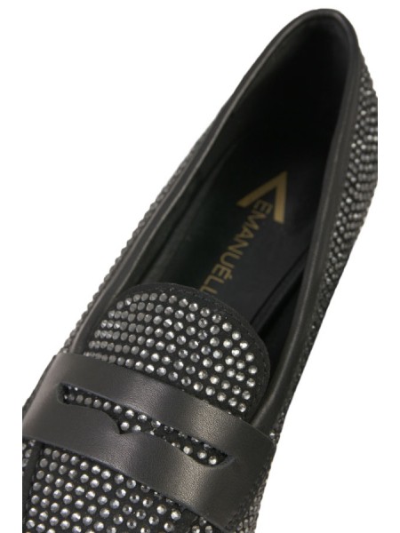 Moccasin EMANUELLE VEE Art.432M50820MF BLACK