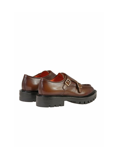 Moccasin SANTONI double buckle