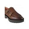 Moccasin SANTONI double buckle