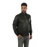 Leather jacket VOLFAGLI Black