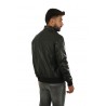 Leather jacket VOLFAGLI Black