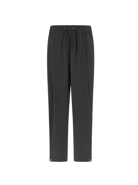 Herno trousers with welt pockets and buttons on the bottom