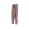 Resort-line trousers in satin with flush pockets with buttons on HERNO the bottom