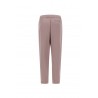 Resort-line trousers in satin with flush pockets with buttons on HERNO the bottom