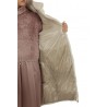 Herno ecofour mink-effect vest with detachable hood