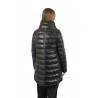 Short HERNO down jacket with ecofur cuffs and bottom