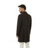 Dark Brown Double-breasted TAGLIATORE Coat