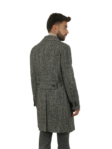 Double-breasted coat TAGLIATORE herringbone arden