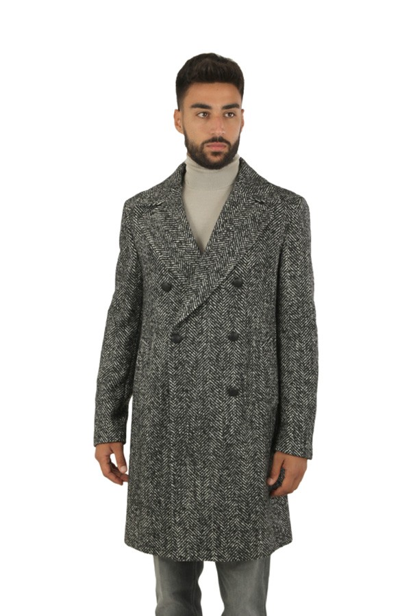 Double-breasted coat TAGLIATORE herringbone arden