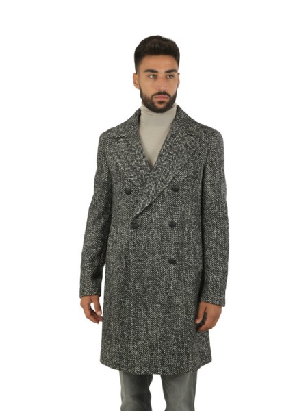 Double-breasted coat TAGLIATORE herringbone arden