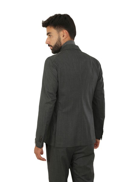 Grey Pinstripe TAGLIATORE Suit